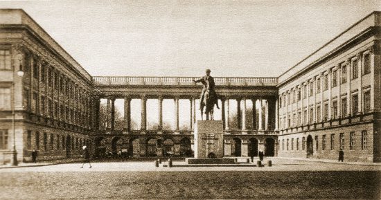 The monument to Prince Jozef Poniatowski at the front of The Saxon Palace